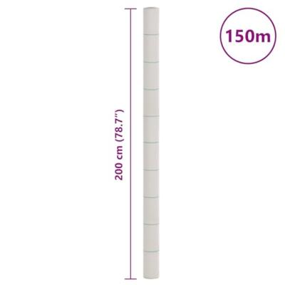 Worteldoek 2x150 m polypropeen wit