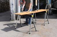 Stanley opvouwbare zaagbokken [2x] - aluminium poten - inklapbaar - 1-97-475 - thumbnail