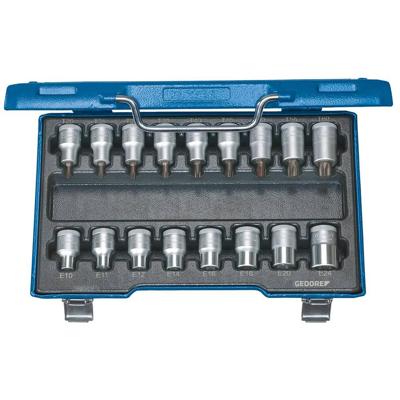 Gedore Dopsleutelset Torx 1/2" 17-dlg - 6129520