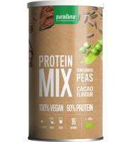Purasana Protein mix pea sunflower cacao vegan bio 400 Gram - thumbnail