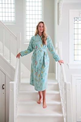 Pip Studio Pip Studio Les Fleurs Bathrobe Blue XL