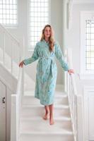 Pip Studio Pip Studio Les Fleurs Bathrobe Blue XL - thumbnail