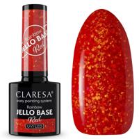 Claresa rainbow jello base coat red 5ml - thumbnail