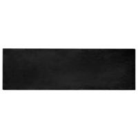 Nep Konijnenbont Tapijt Zwart 80 x 250 cm Polyester - thumbnail