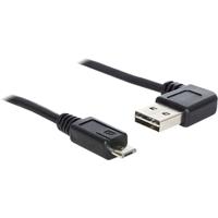 DeLOCK USB2.0 A 90° > USB Micro-B kabel - thumbnail