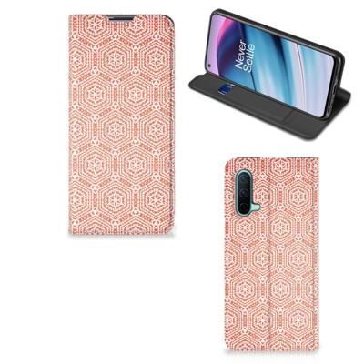 OnePlus Nord CE 5G | Hoesje met Magneet | Pattern Orange