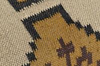 Voetensteun Home ESPRIT Beige Mosterd 80 x 80 x 44 cm - thumbnail