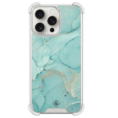iPhone 15 Pro Max shockproof hoesje - Touch of mint