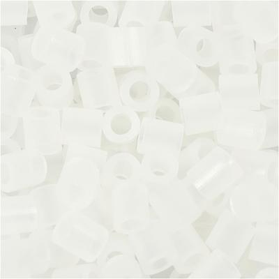 NABBI Strijkkralen, afm 5x5 mm, gatgrootte 2,5 mm, medium, lichtgevend, 1100 stuk/ 1 doos