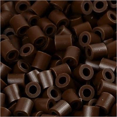 Creotime strijkkralen 5 mm 1100 stuks bruin