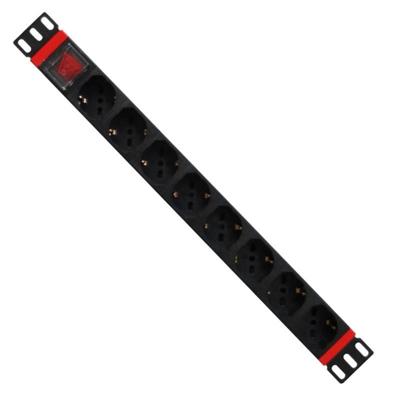 Strip 19" 8 Tomas Schuko con On/Off Switch WP WPN-PDU-C01-08 Strip 19" 8 Tomas Schuko con On/Off Switch WP WPN-PDU-C01-08