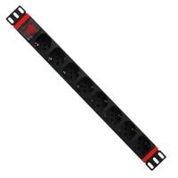 Strip 19" 8 Tomas Schuko con On/Off Switch WP WPN-PDU-C01-08 - thumbnail