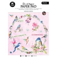 Studio Light • essentials die-cut paper pad spring birds - thumbnail