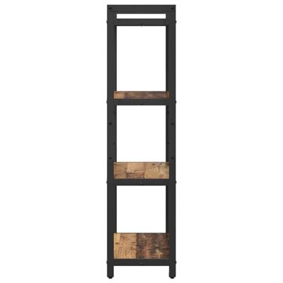 Boekenkast Oud hout 60 x 30 x 118 cm Hout en Staal Boekenkast Oud hout 60 x 30 x 118 cm Hout en Staal