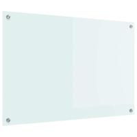 VidaXL Keuken achterwand wit 90 x 60 cm gehard glas - thumbnail