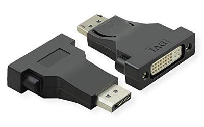 VALUE DisplayPort - DVI Adapter, DP Male - DVI Female VALUE DisplayPort - DVI Adapter, DP Male - DVI Female