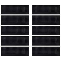 VidaXL Trapmatten 10 st 25x75 cm rubber - thumbnail