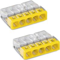 WAGO Lasklem 5-polig Geel 0.5-2.5mm² - Set van 2 - thumbnail