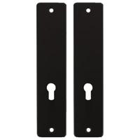 Kortschild type 180/41 ex kruk tbv PC 55 Zwart - thumbnail