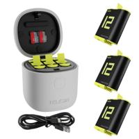Telesin Allin Charger Box met 3 accu's voor GoPro Hero 9/10/11/12 - thumbnail