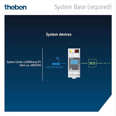 Theben 4800990 Spanningsvoorziening LUXORliving P640
