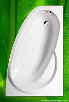 Ligbad Polysan Astra 160x75x60 cm Asymmetrisch Links Wit Ligbad Polysan Astra 160x75x60 cm Asymmetrisch Links Wit