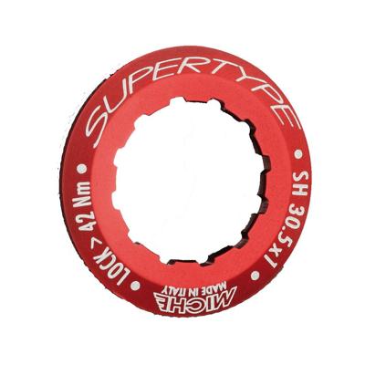 Shimano Miche sluitring supertype (rood)30.5x1x11d
