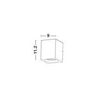 Lyora Vierkante spotEmile betongrijs - 9540209 - thumbnail