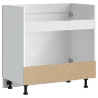 Spoelbakonderkast Kalmar 80x46x81,5 cm bewerkt hout oud hout - thumbnail