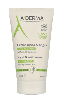A-Derma Hydraterende Hand- en Nagelcrème Havermelk 50ml