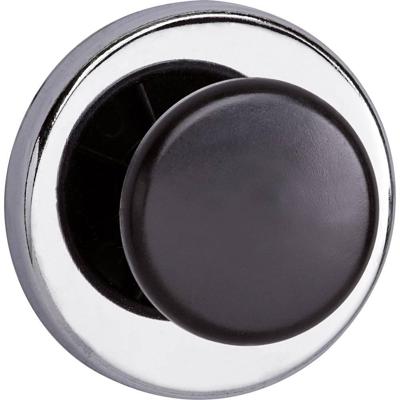 Maul Krachtmagneet (Ø x h) 67 mm x 33 mm Rond, Met knop Zilver, Zwart 1 stuk(s) 6155096