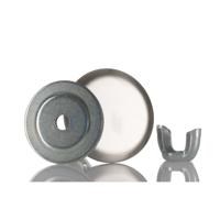 Hammond Electronics Gatenplug RVS RVS (Ø x h) 35 mm x 12 mm 1 stuk(s) - thumbnail