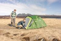 Coleman Darwin 3+ BlackOut Trekkerstent Groen 3P - thumbnail