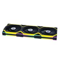 Lian Li UNI FAN SL Wireless Reverse Blade 120mm 3-Pack Black - thumbnail