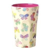 Melamine kinderbeker BUTTERFLY rice 400 ml beige - thumbnail