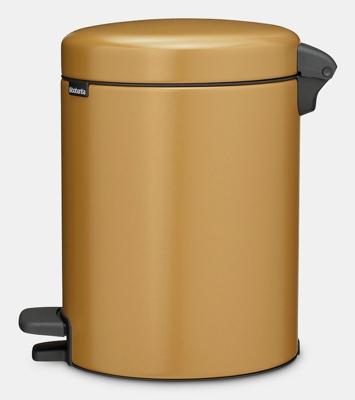 Brabantia Pedaalemmer NewIcon 5 liter Warm Gold