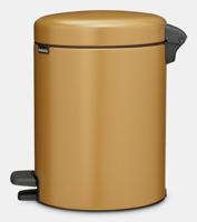 Brabantia Pedaalemmer NewIcon 5 liter Warm Gold - thumbnail