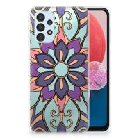 Samsung Galaxy A13 4G | TPU Case | Purple Flower - thumbnail