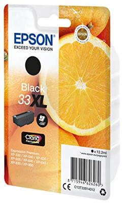Epson 33XL 12.2ml Zwarte inktcartridge Epson 33XL 12.2ml Zwarte inktcartridge