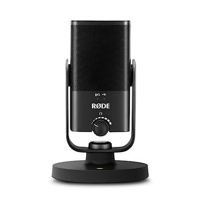 RODE Microphones NT-USB Mini USB-microfoon Statief Zendmethode:USB Voet USB-C, Hoofdtelefoon (3.5 mm jackplug) USB Zwart