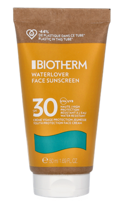 Biotherm Waterlover Face Sunscreen Cream SPF50+ Zonbescherming 50 ml Biotherm Waterlover Face Sunscreen Cream SPF50+ Zonbescherming 50 ml