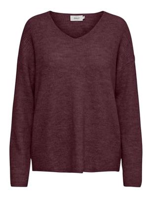 Only Camilla V-hals Trui