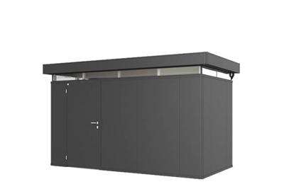 Biohort CasaNova 4x2 metalen berging met draairichting links donkergrijs metallic- Plat dak- Metaal- Biohort Biohort CasaNova 4x2 metalen berging met draairichting links donkergrijs metallic- Plat dak- Metaal- Biohort