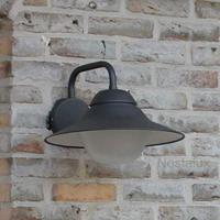 Salzburg Industriële Muurlamp Antraciet - thumbnail