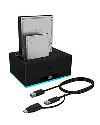 Icy Box IB-127CL-U3 basisstation voor opslagstations Zwart