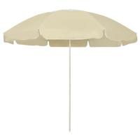 Strandparasol 240 cm zandgeel - thumbnail