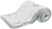 Trixie hondendeken nando softfleece lichtgrijs - thumbnail