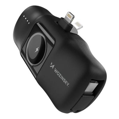 Wozinsky Mini Lightning Powerbank 5000mAh - Zwart Wozinsky Mini Lightning Powerbank 5000mAh - Zwart