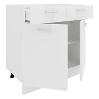VCM Keukenkast of frontpaneel Esilo (keukenkast, Wit, 2 Türen/ 2 Schubladen) - thumbnail