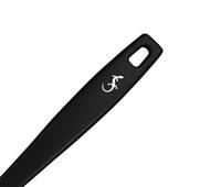 Lurch - Smart Tool - Siliconen lepel met gat 28cm zwart - thumbnail